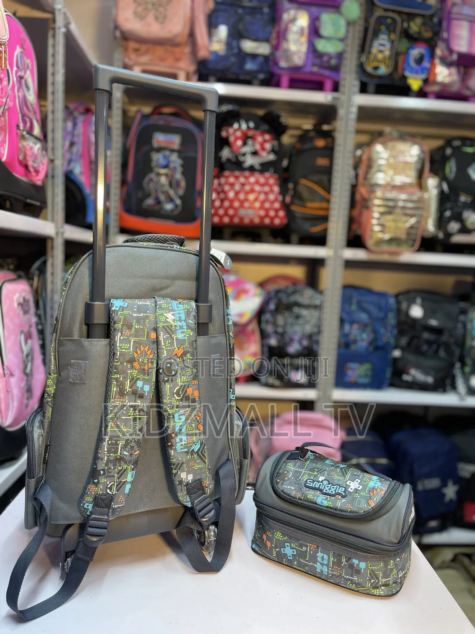 Smiggle School Trolley Bag With Matching Lunch Box