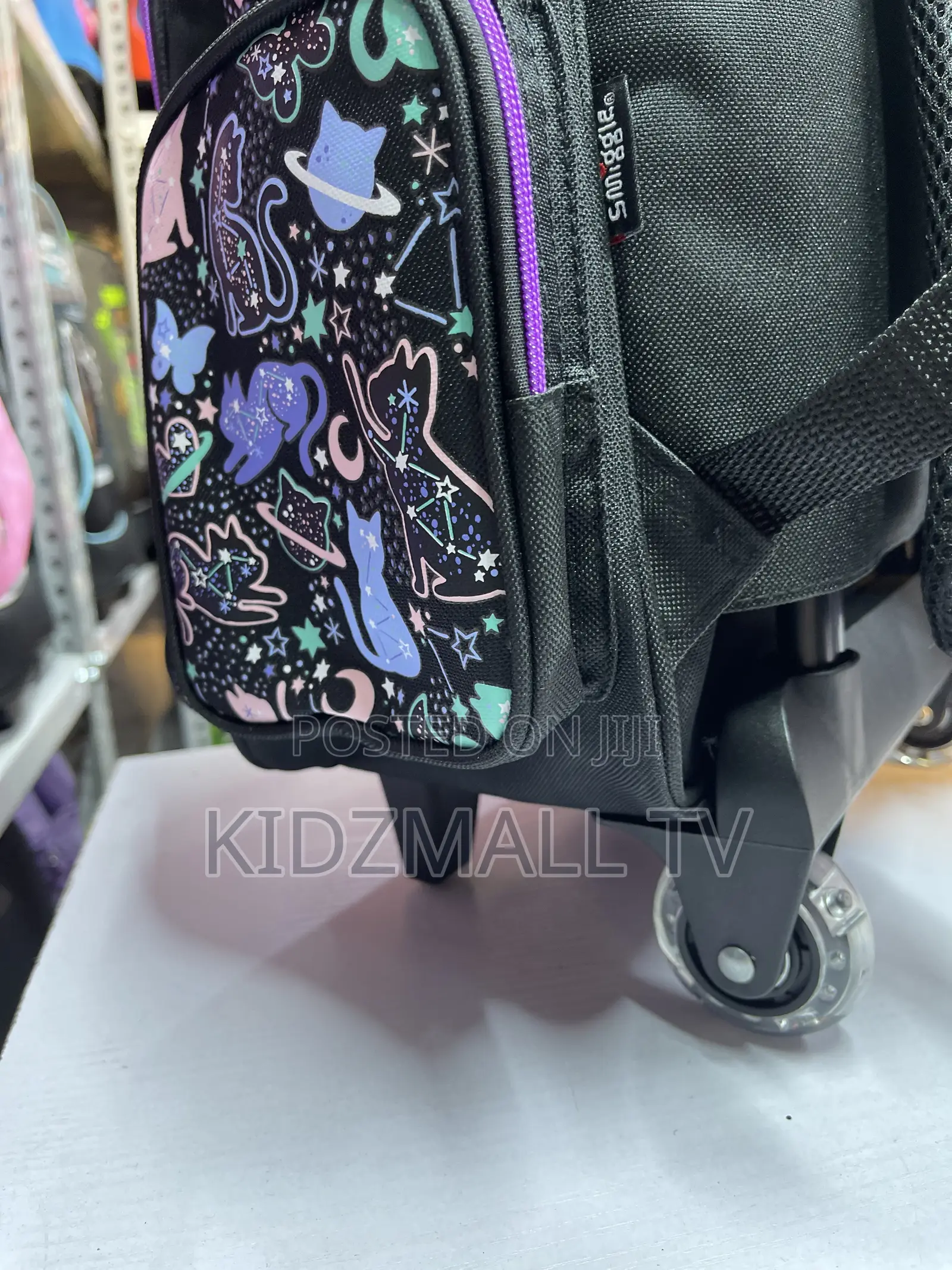 Smiggle Kids School Trolley Backpack Matching Lunch Box