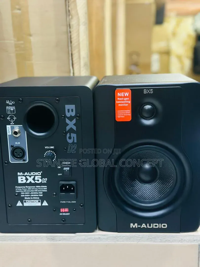 M-Audio BX5 D2 5-Inch 70W Bi-Amplified Active Studio Monitor