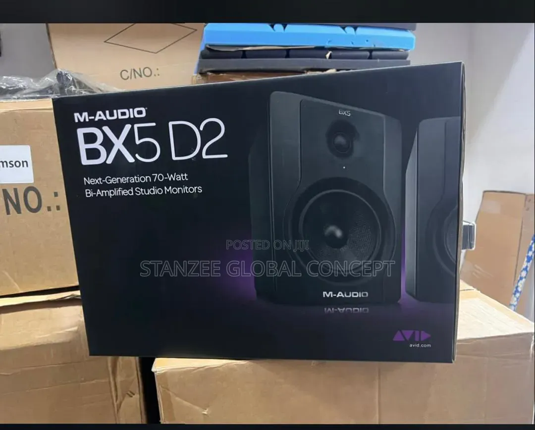 M-Audio BX5 D2 5-Inch 70W Bi-Amplified Active Studio Monitor