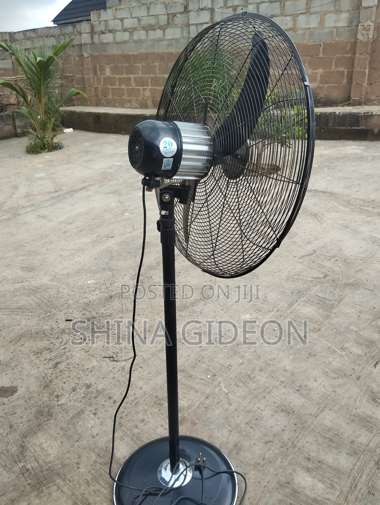 26 Inches 660mm ORL Turbo Industrial Standing Fan