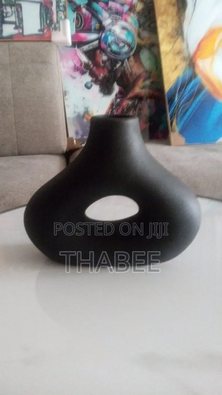 Orange of Ring Nordic Decorative Vase.