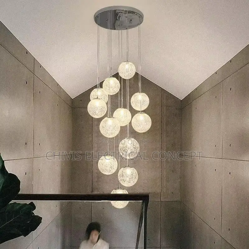 Luxury Staircase Nordic LED Chandelier