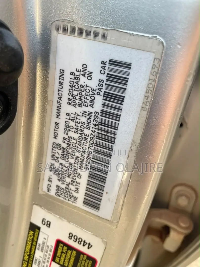 Pontiac Vibe 2.4L 2009 Silver