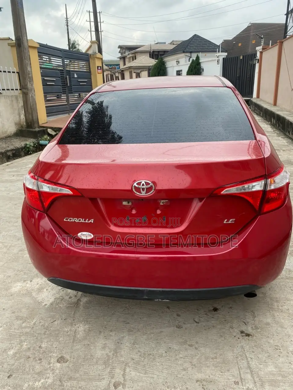 Toyota Corolla LE 4dr Sedan (1.8L 4cyl CVT) 2015 Red