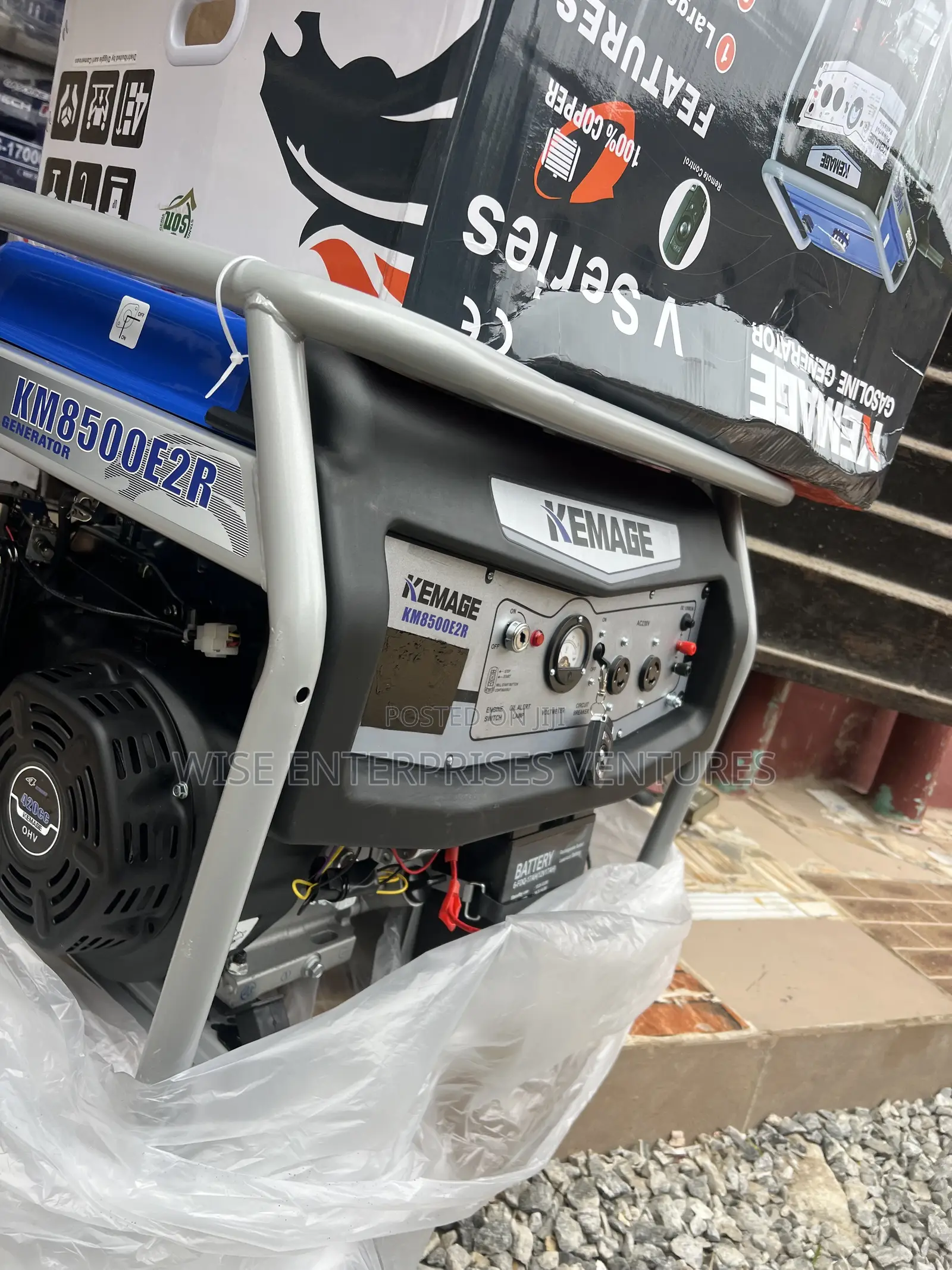 KEMAGE KM8500E2R Generator Remote Control 7.5kva 100% Copper Coil