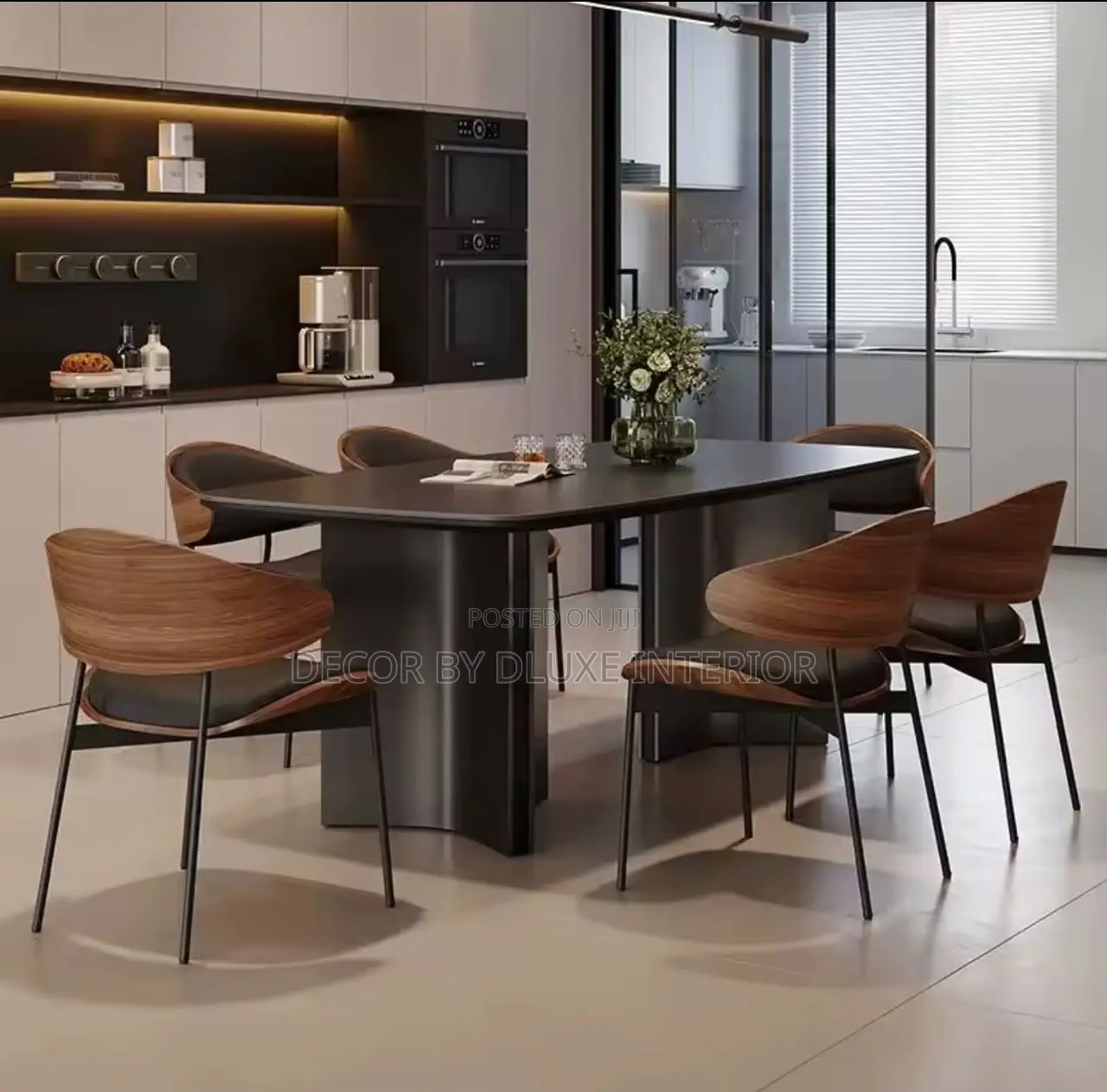 Modern Nordic Minimalist 6 Seater Dining