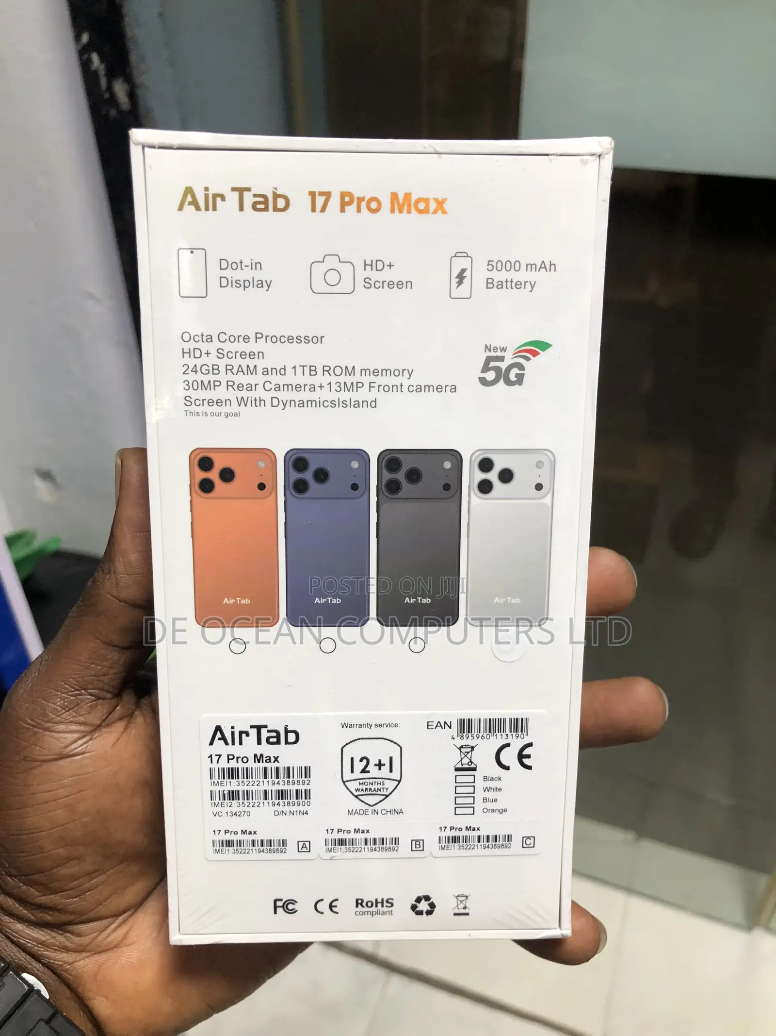 New Mobile Phone 1 TB White