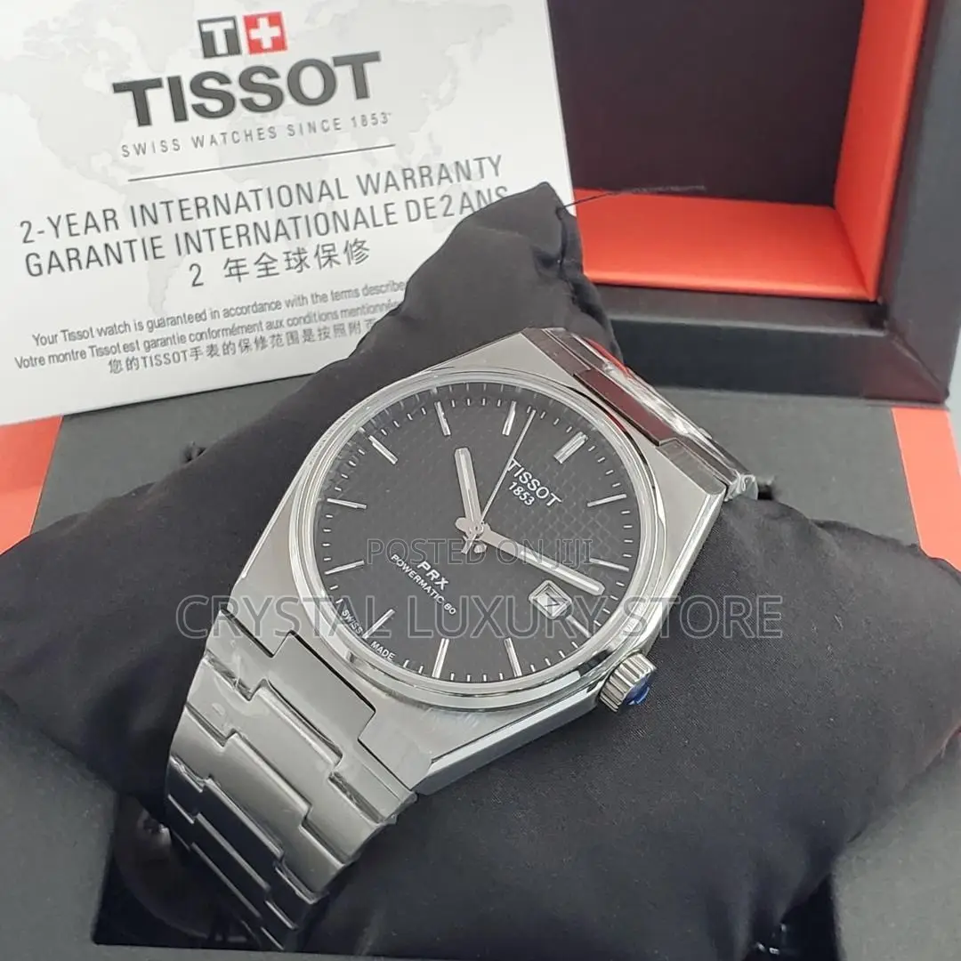 Tissot Quality Luxury Men Chain Strap Wristwatch