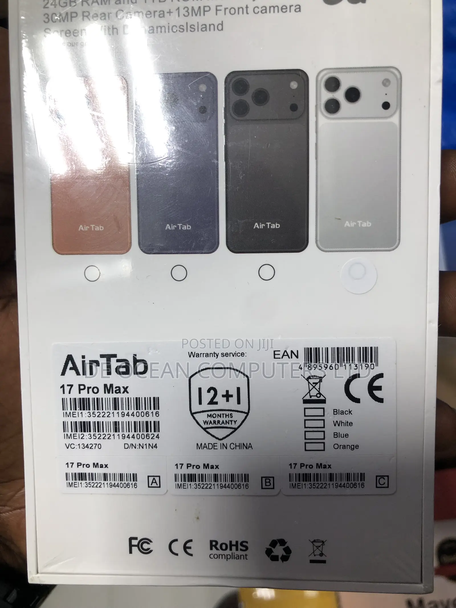 New Mobile Phone 1 TB White