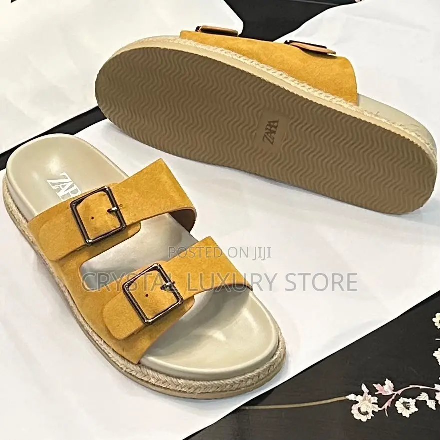Zara Quality Luxury Men Genuine Leather Sandals