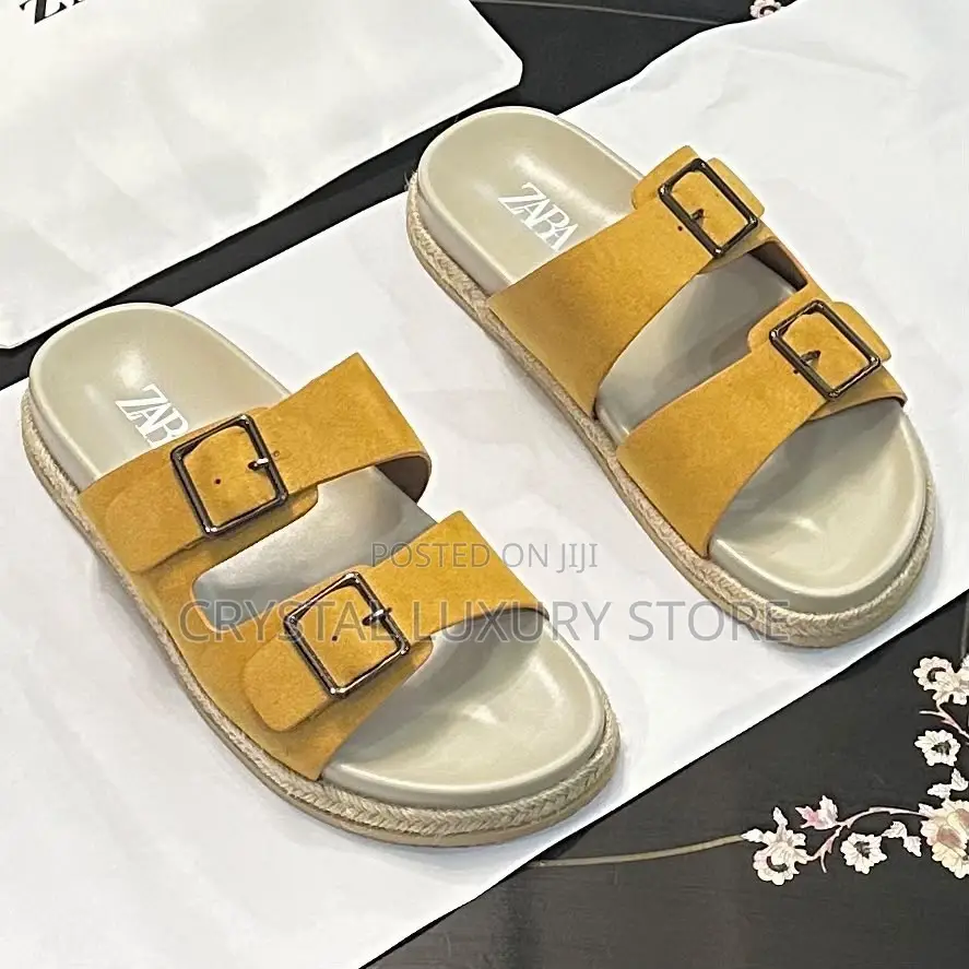 Zara Quality Luxury Men Genuine Leather Sandals