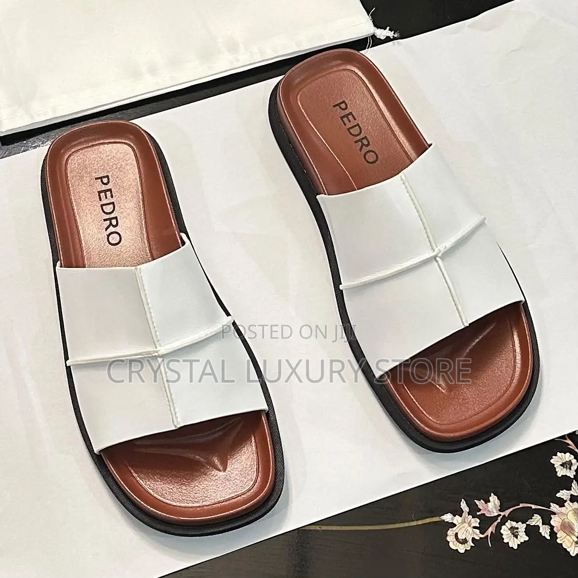 Pedro Quality Luxury Men Genuine Leather Pams
