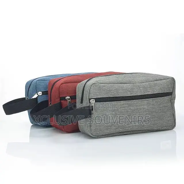 Fashion Waterproof Polyester Travel Makeup Cosmetic Pouch