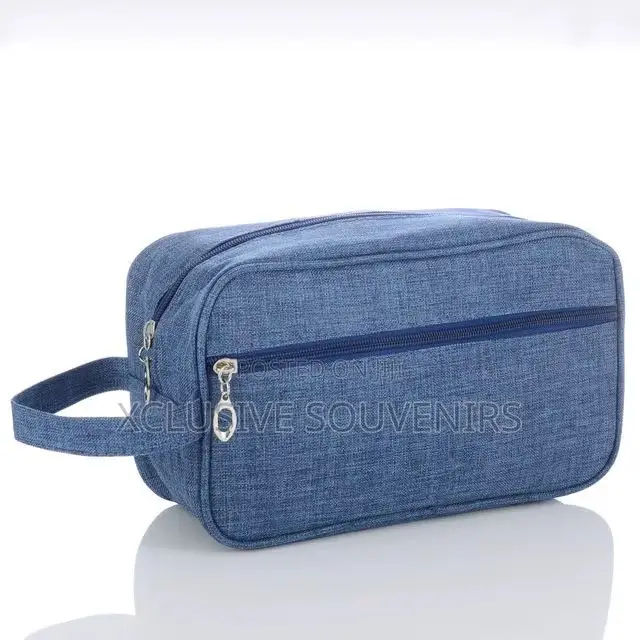 Fashion Waterproof Polyester Travel Makeup Cosmetic Pouch