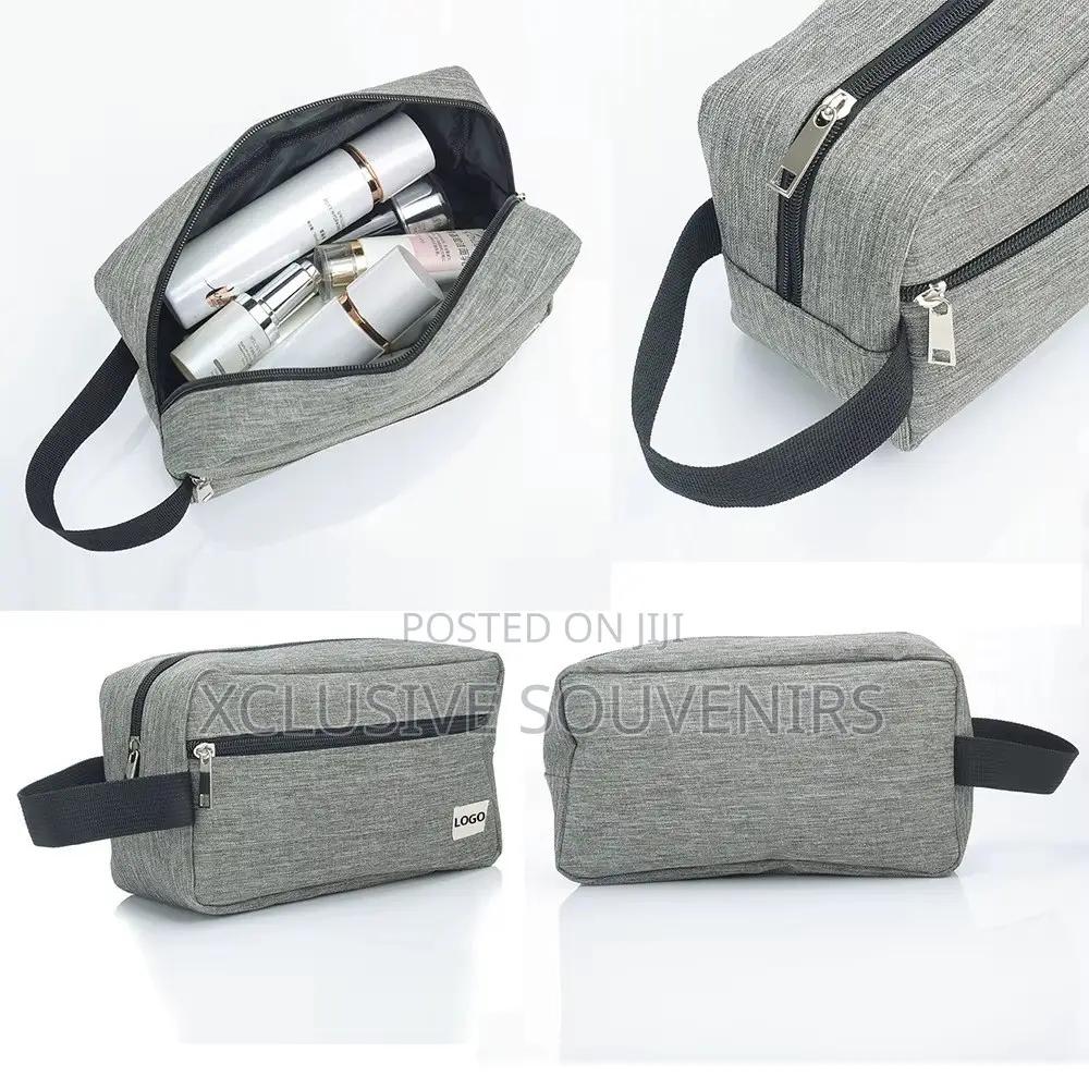 Fashion Waterproof Polyester Travel Makeup Cosmetic Pouch