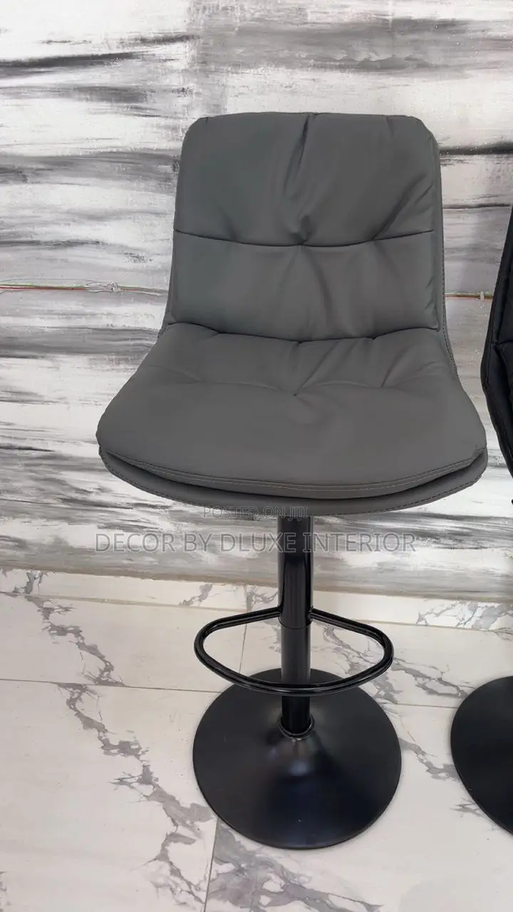 Luxury Leather Adjustable Bar Chair