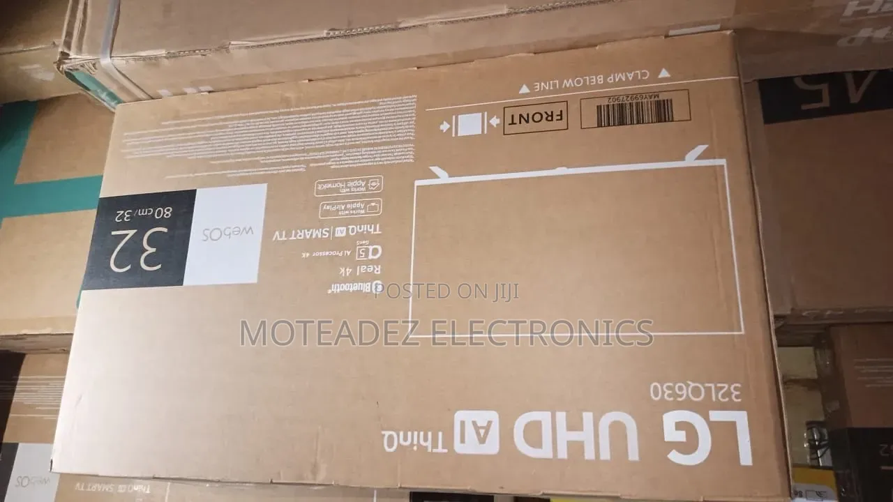 LG 32" Frameless Ai ThinQ UHD Smart LED TV (32LQ630) 2yrs Warranty