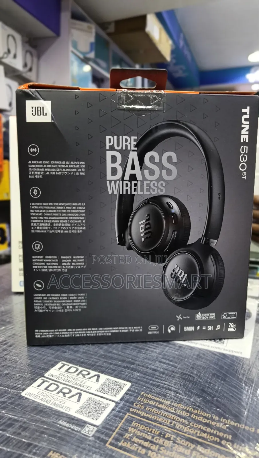 JBL Tune 530BT Wireless on-Ear Bluetooth Headphones
