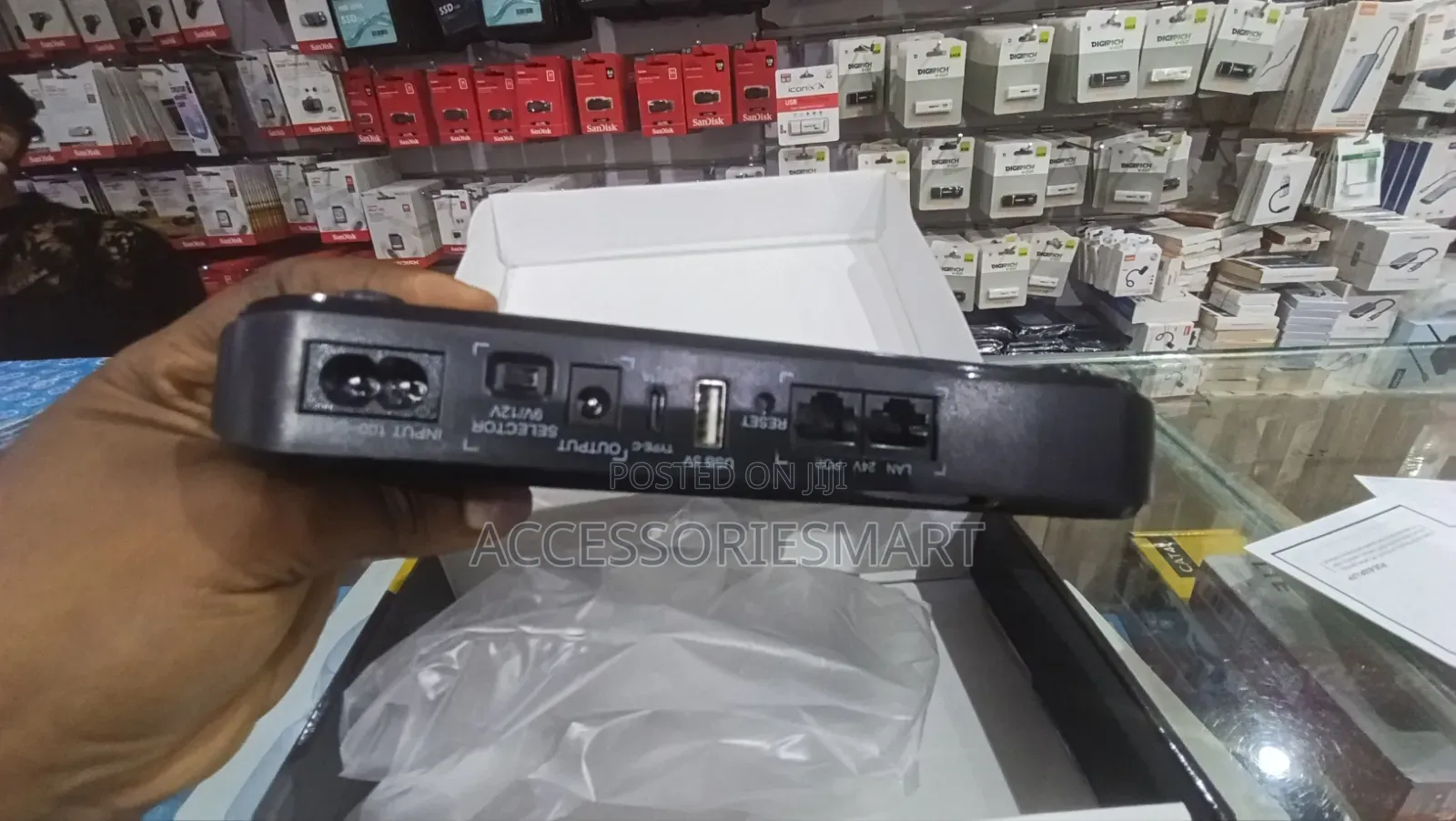 SKE POE Mini DC UPS Router Power Bank 20000mAh for WIFI Router CCTV