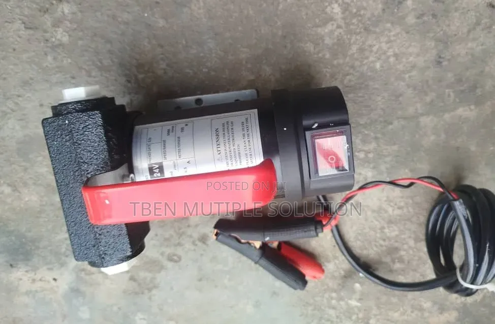 12v/24v DC Electric or Battery Fuel and Oil Transfer Pump