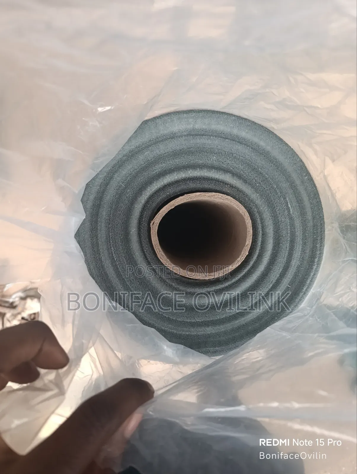 Coated Fire Blanket 1Meter H/0.8mm T/50m L(Silicone, PU,Graphite)
