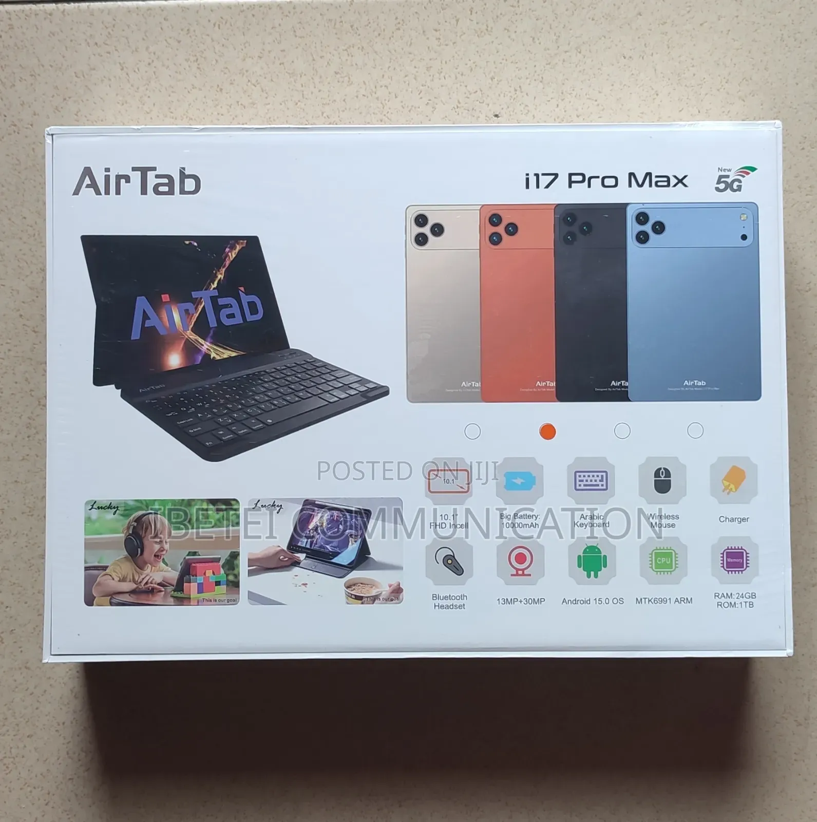 New AirTab i17 Pro Max 1 TB Yellow