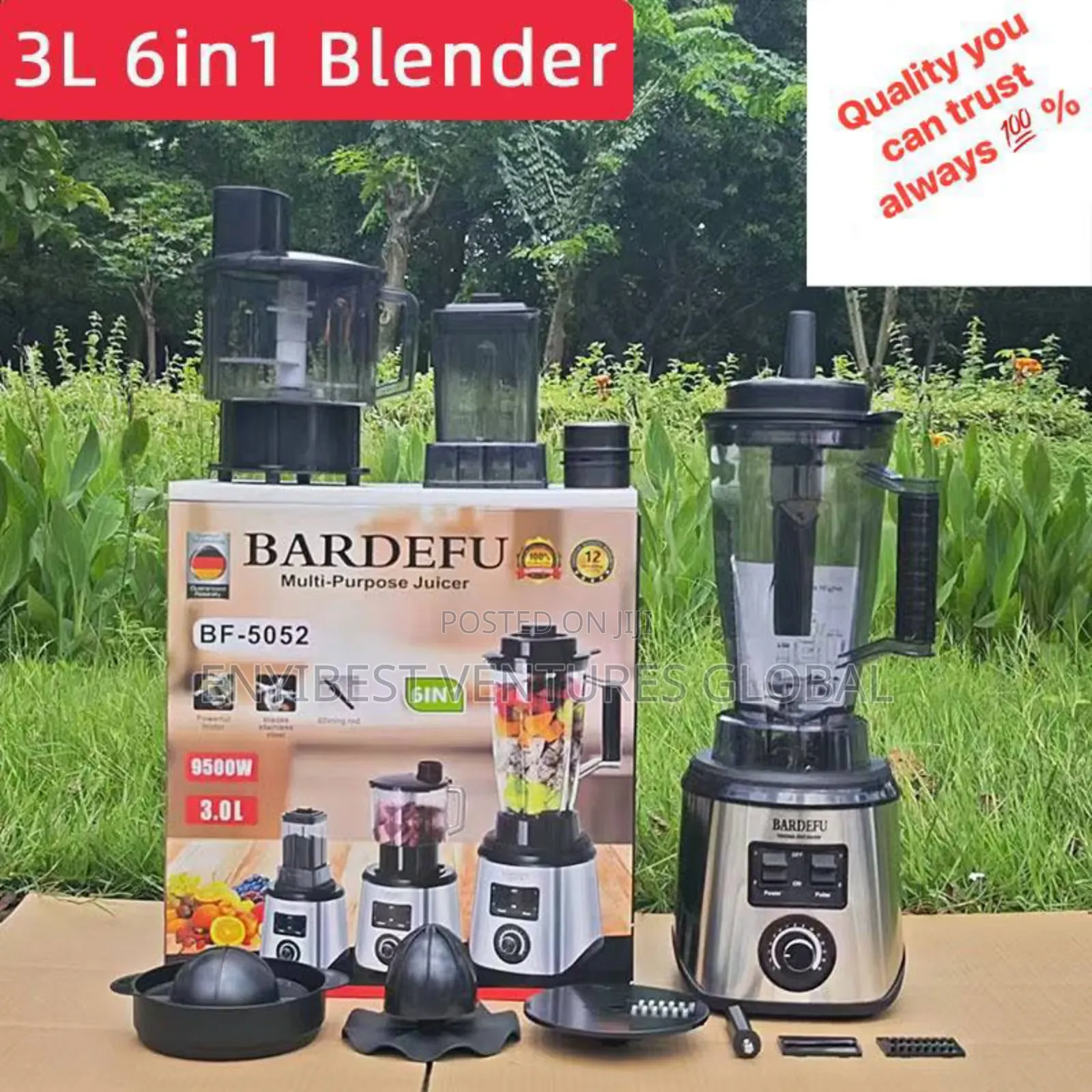 Bardefu __ Model 5052 '6n1' Heavy Duty Multifunctional 9500w
