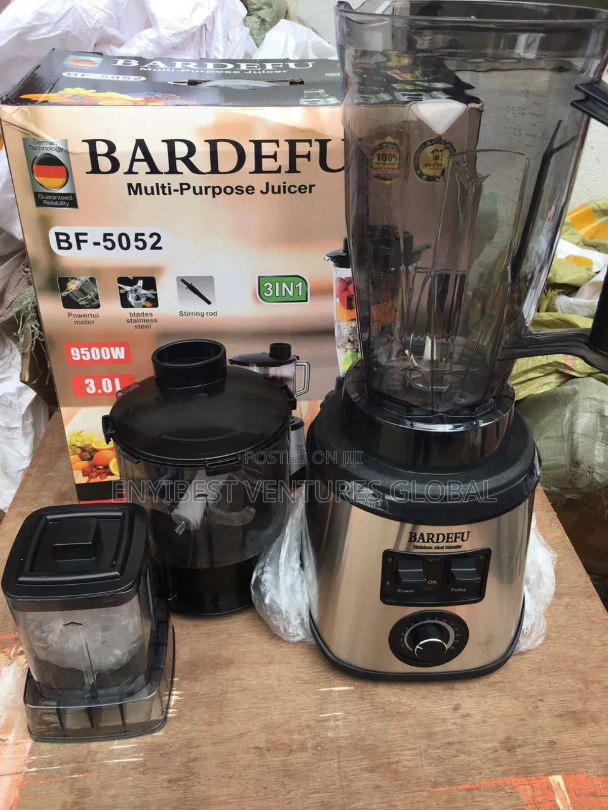 Bardefu __ Model 5052 '3n1' Heavy Duty Multifunctional 9500w