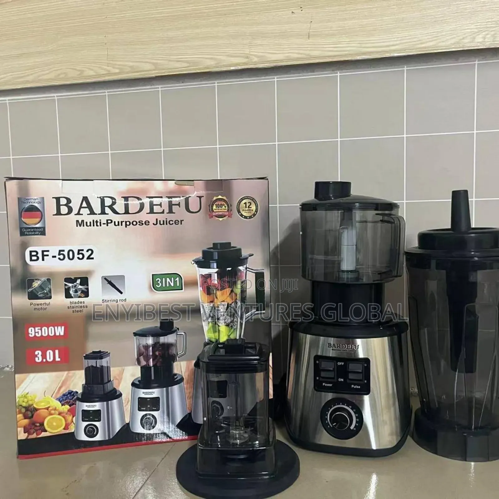 Bardefu __ Model 5052 '3n1' Heavy Duty Multifunctional 9500w