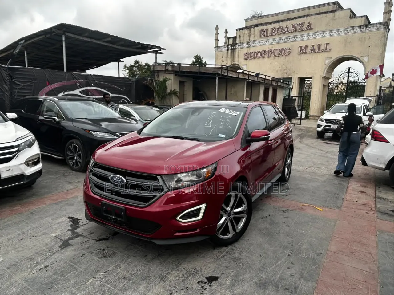 Ford Edge Sport 4dr AWD (2.7L 6cyl 6A) 2016 Red