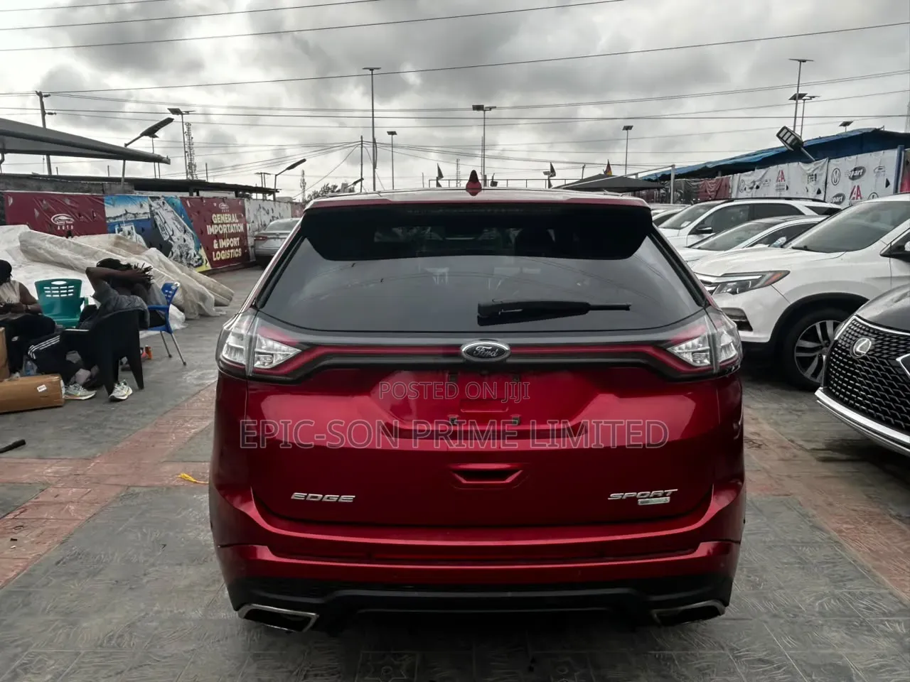 Ford Edge Sport 4dr AWD (2.7L 6cyl 6A) 2016 Red