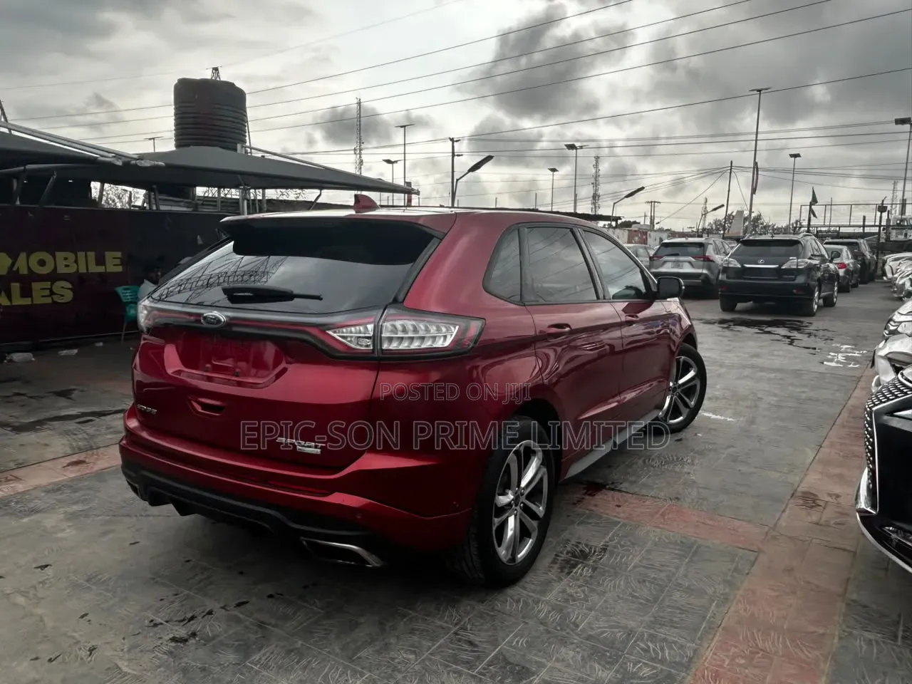 Ford Edge Sport 4dr AWD (2.7L 6cyl 6A) 2016 Red