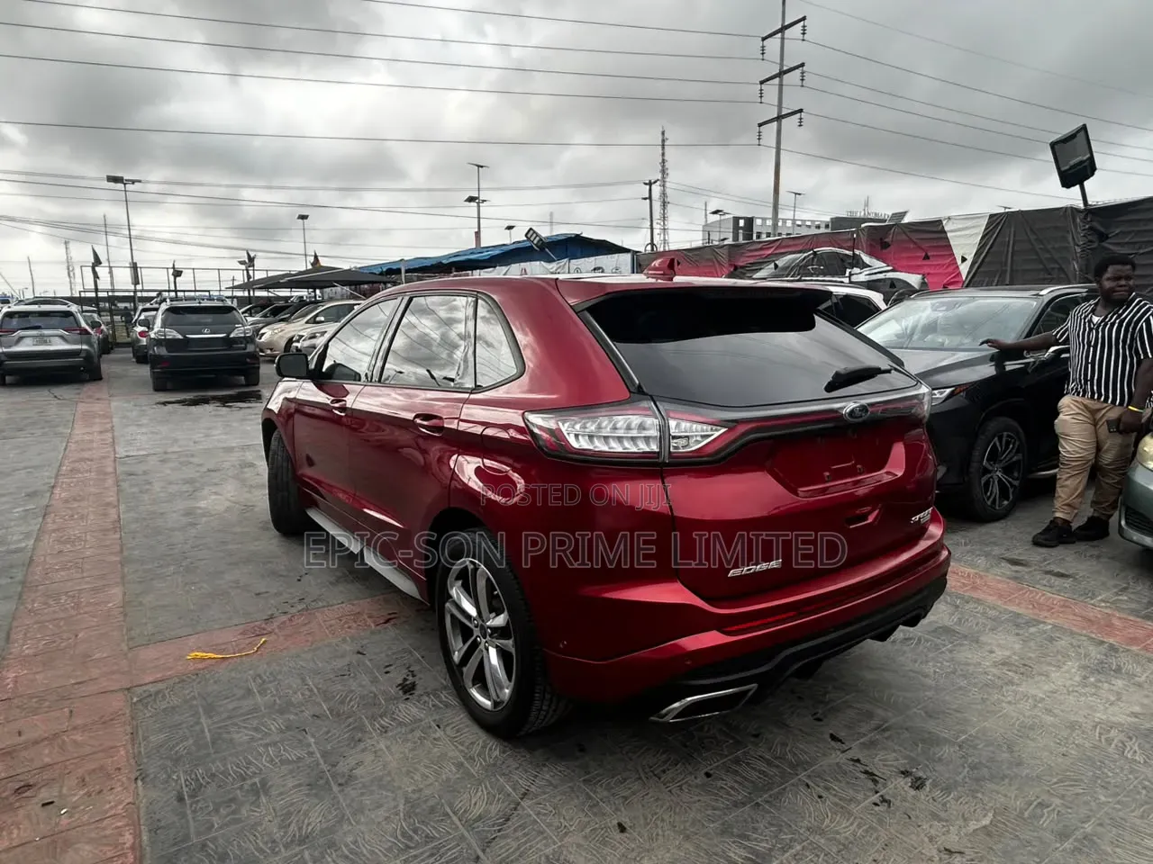 Ford Edge Sport 4dr AWD (2.7L 6cyl 6A) 2016 Red