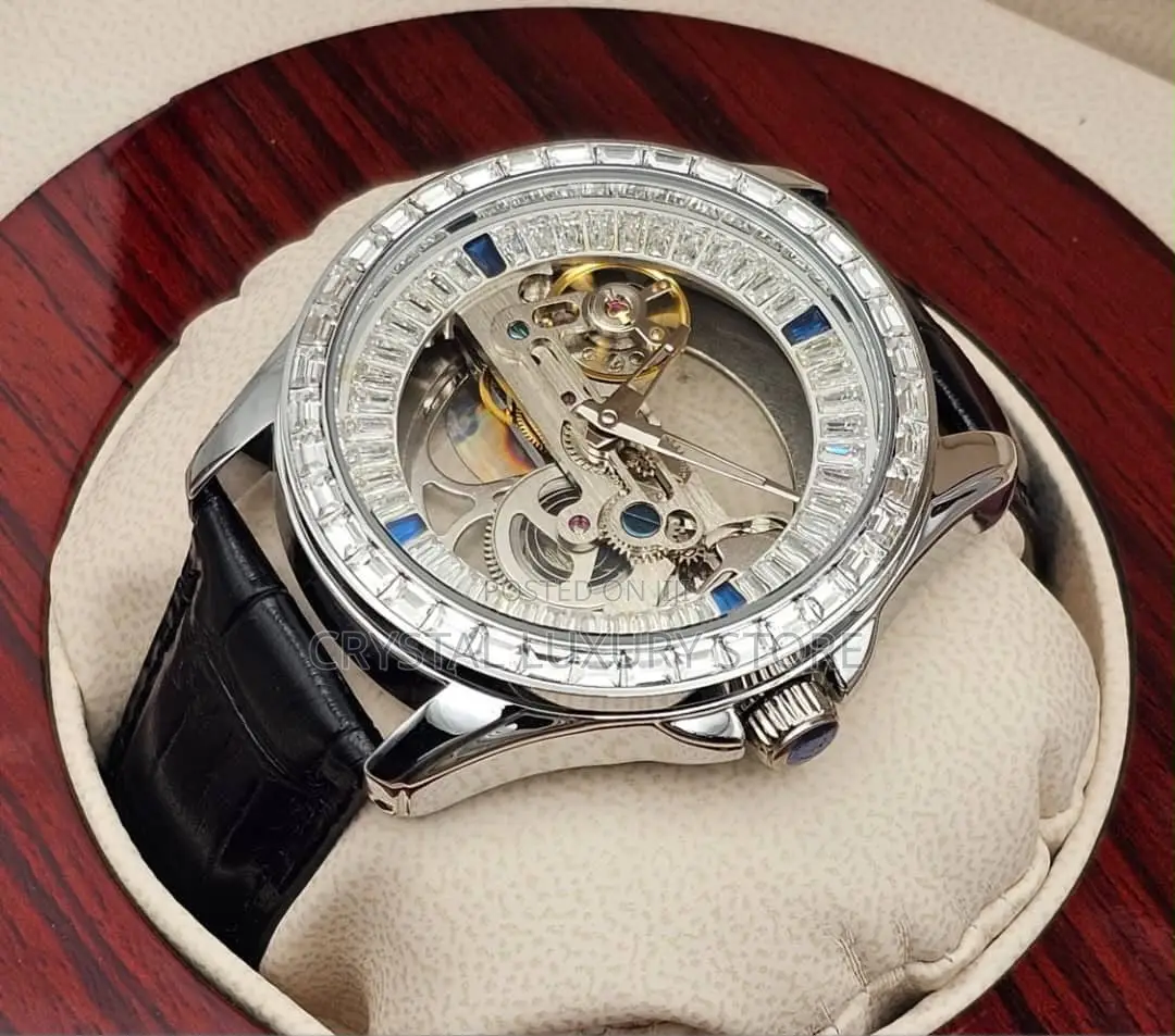 Jawcho Quality Luxury Men Automatic Engine Wristwatch