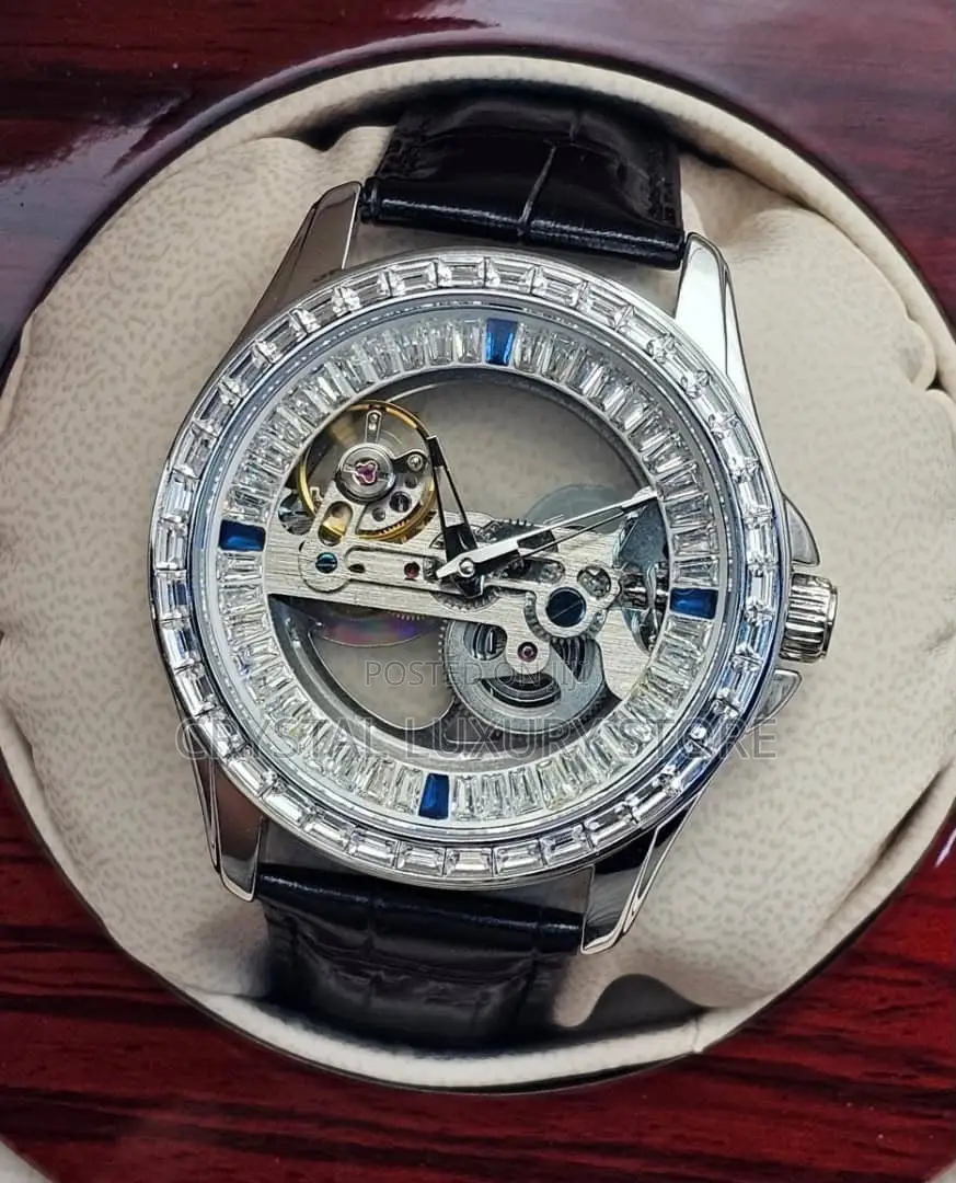 Jawcho Quality Luxury Men Automatic Engine Wristwatch