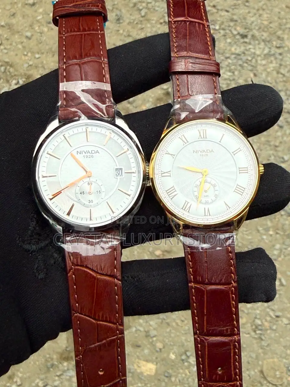 Nivada Quality Luxury Men Genuine Leather Wristwatch