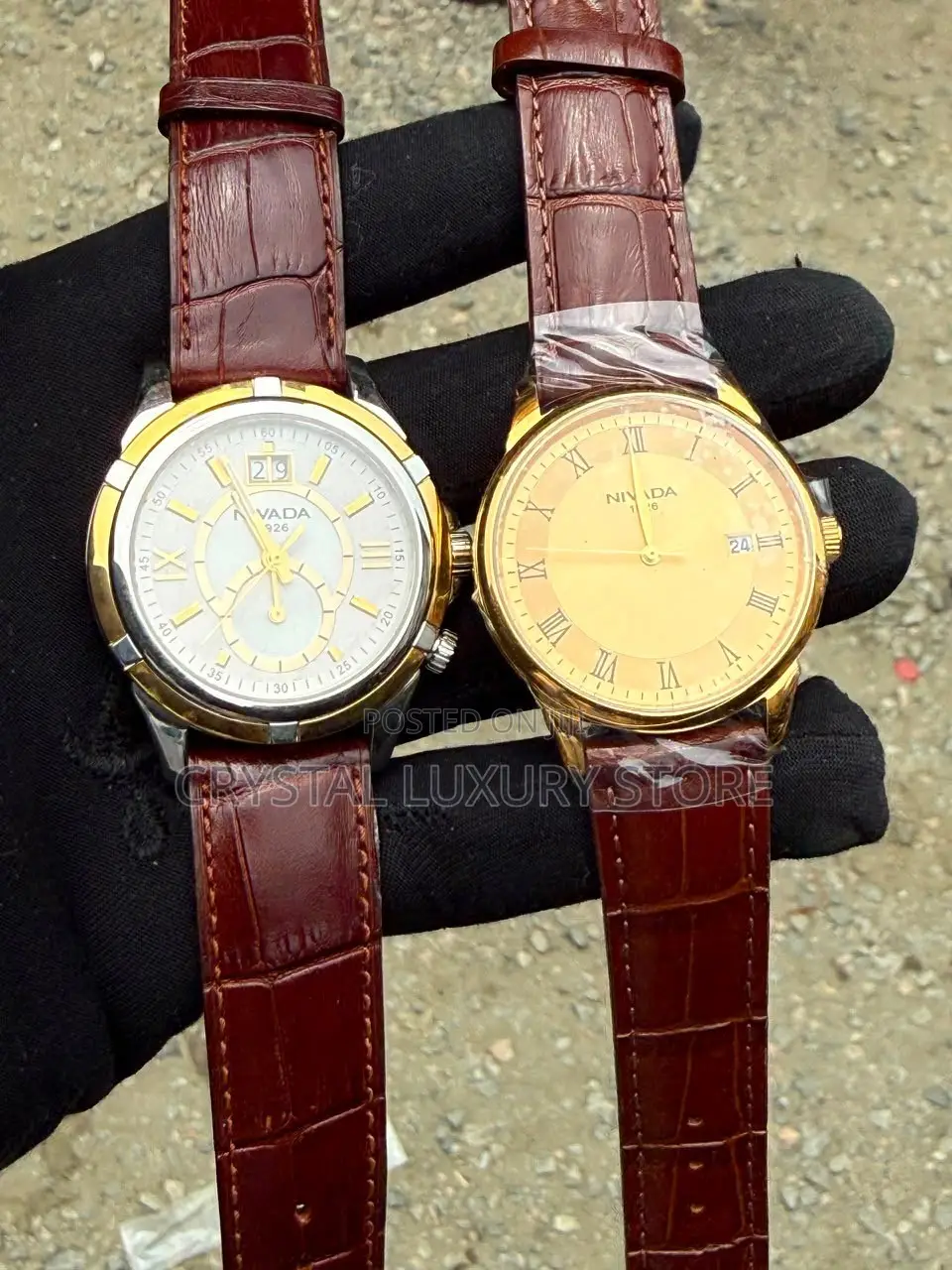 Nivada Quality Luxury Men Genuine Leather Wristwatch
