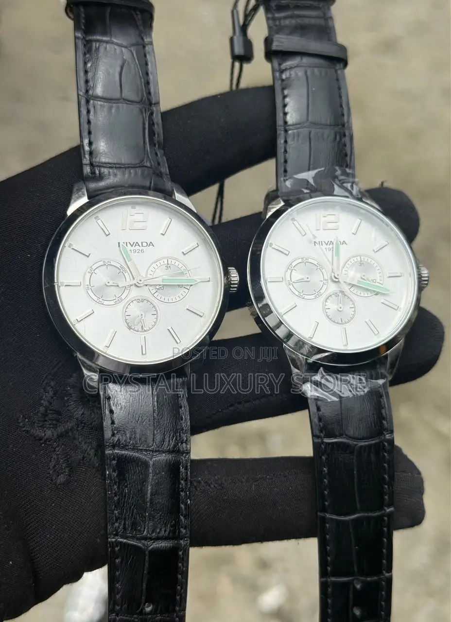 Nivada Quality Luxury Men Genuine Leather Wristwatch