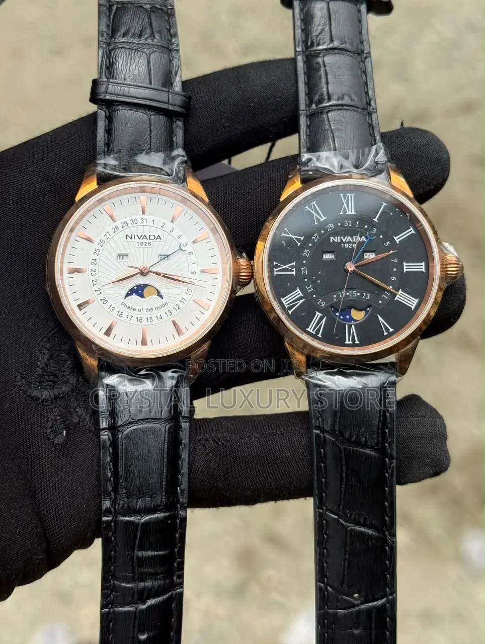 Nivada Quality Luxury Men Genuine Leather Wristwatch