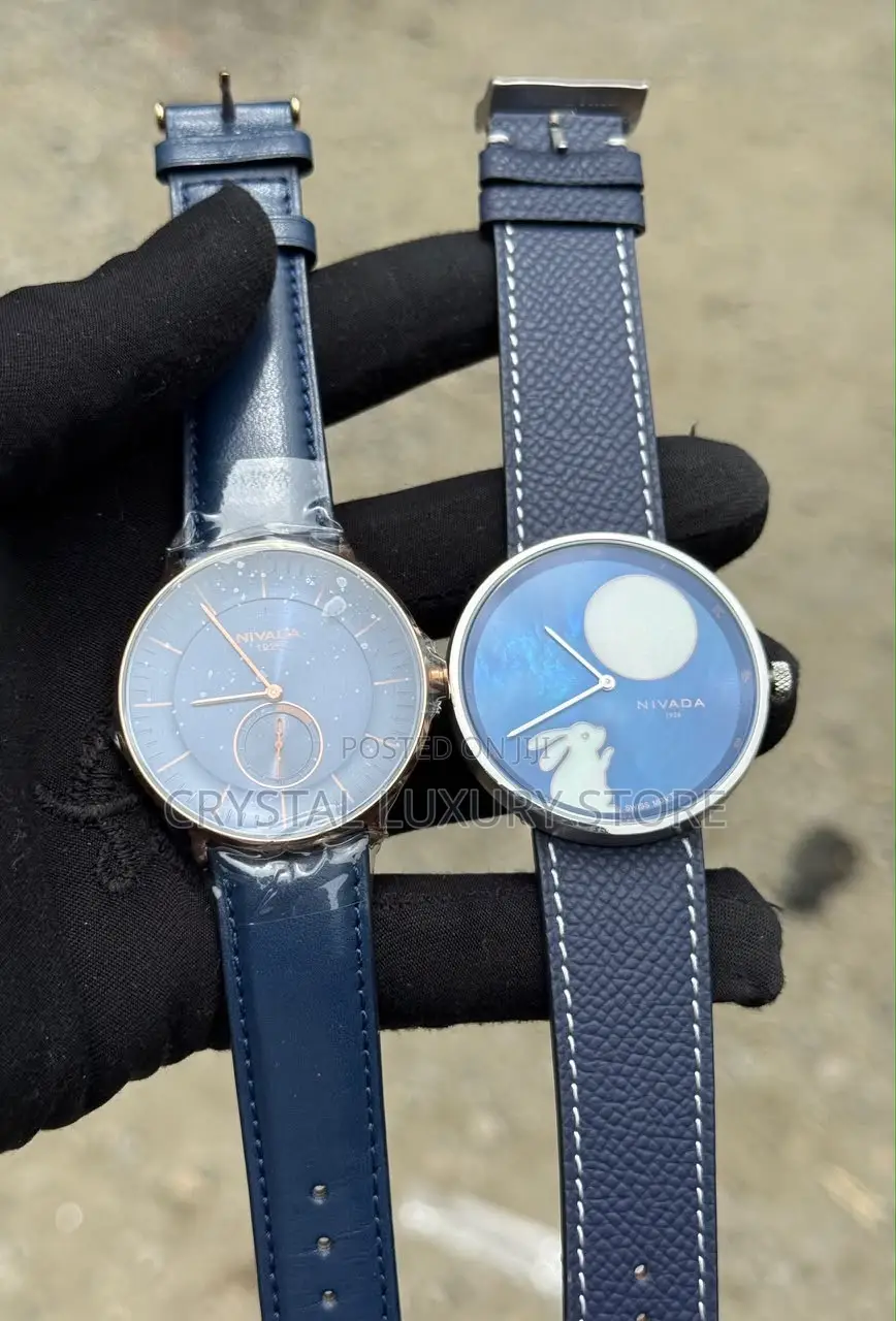 Nivada Quality Luxury Men Genuine Leather Wristwatch
