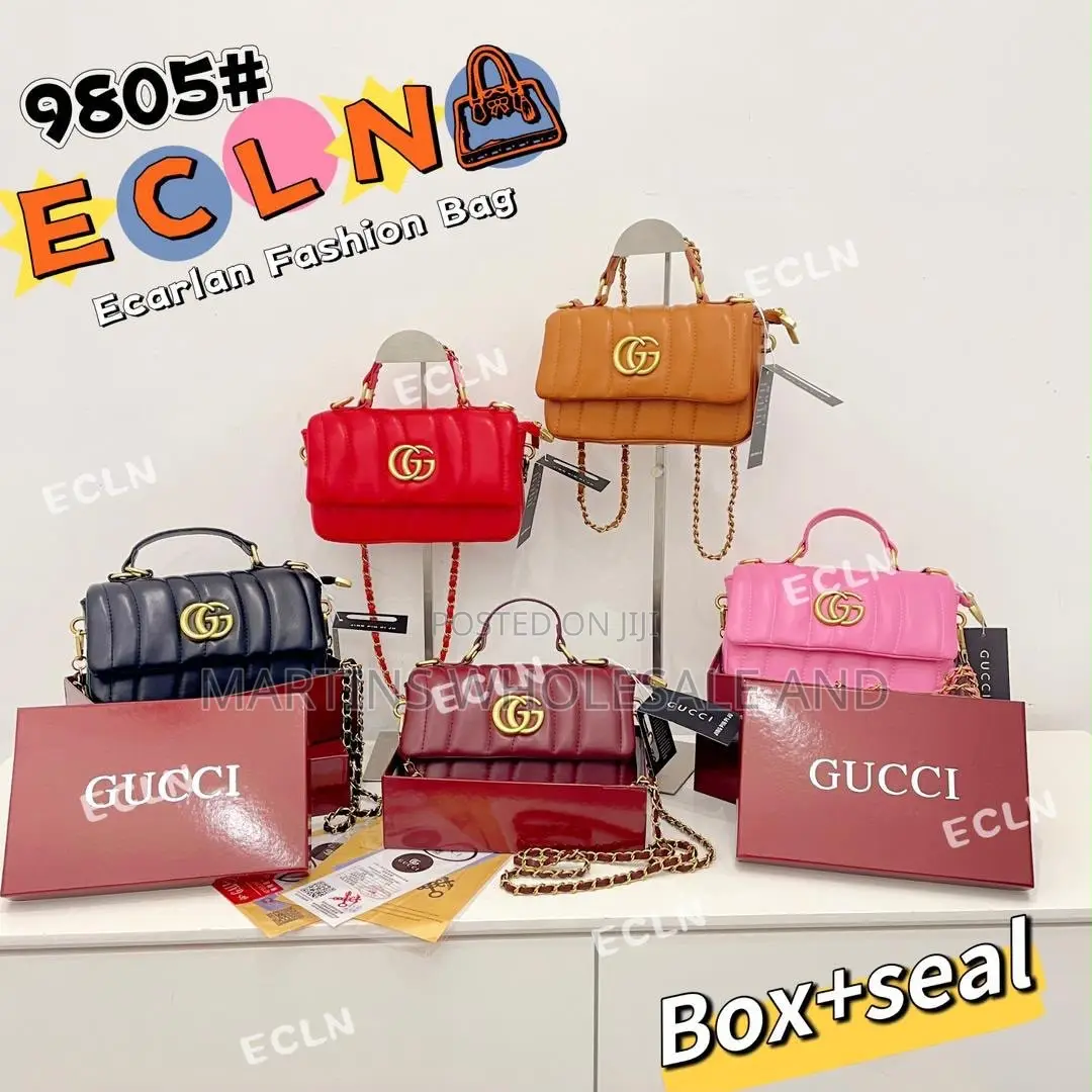 Reproductions of the Gucci GG Milano Mini Top Handle Bag.