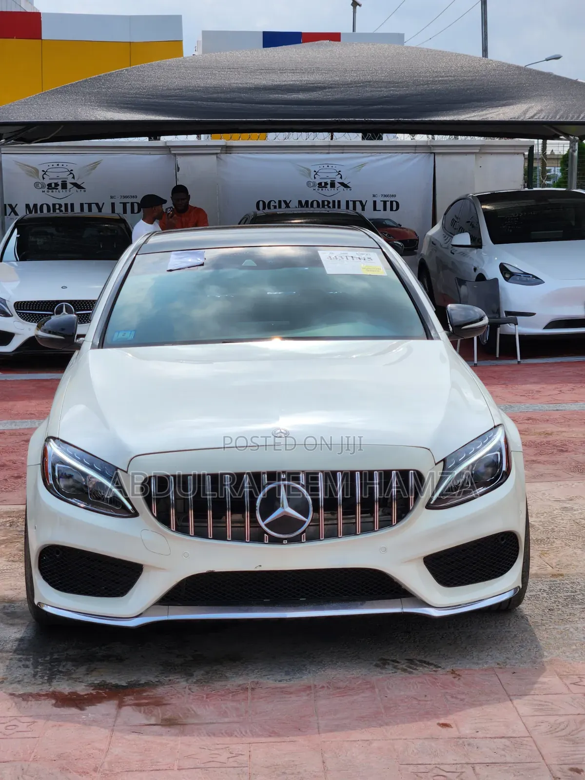 Mercedes-Benz C400 4Matic AWD Sedan (3.0L V6 7A) 2015 White