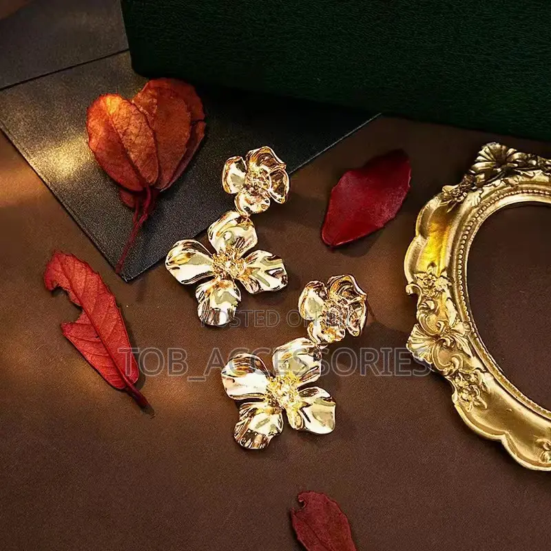 Fashion Women Flower Drop Earring