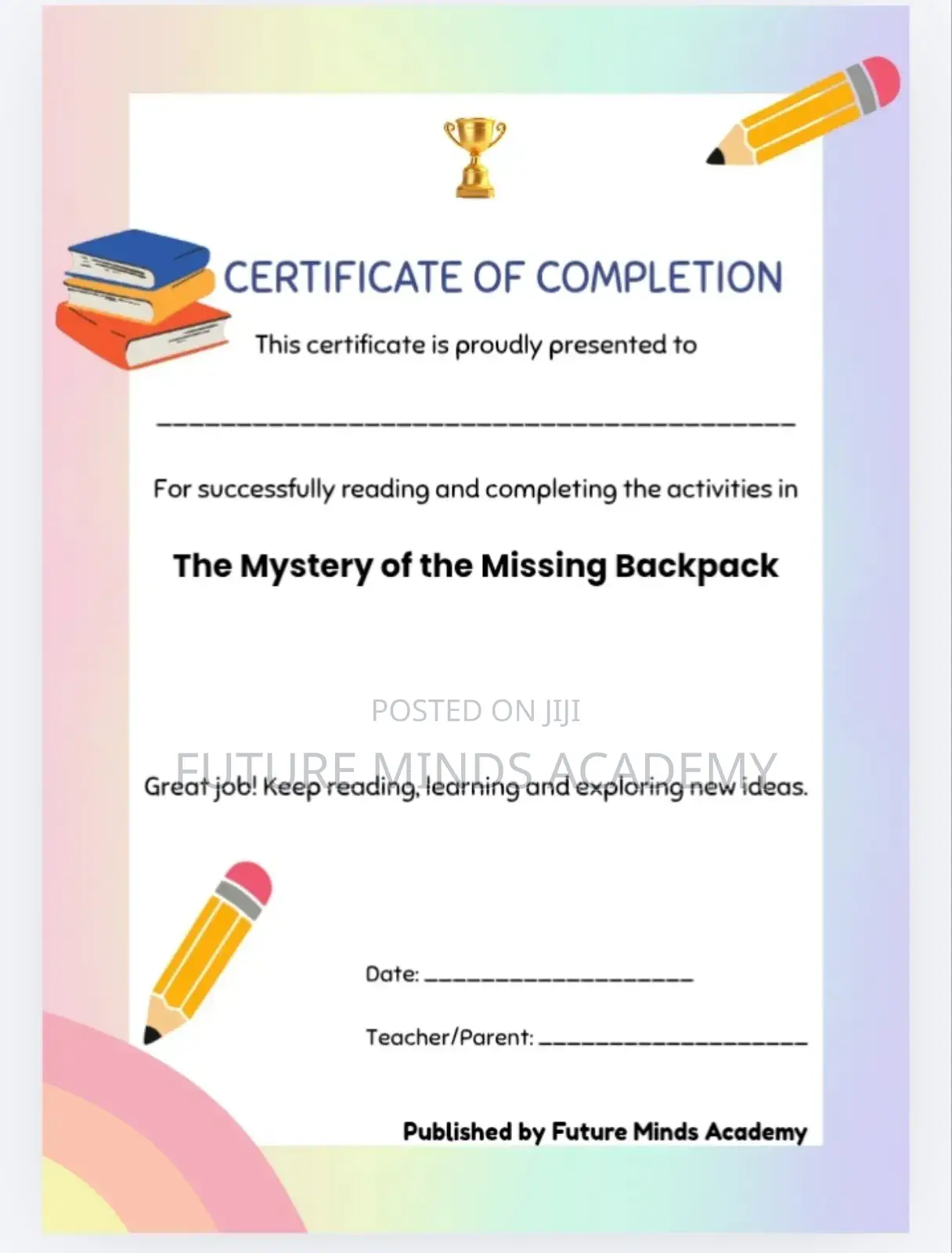 Mystery of the Missing Backpack – Fun English Story for Kids