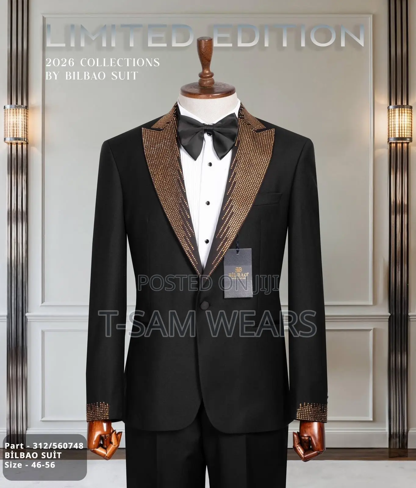 BILBAO Stones Ceremonial Designer Suit