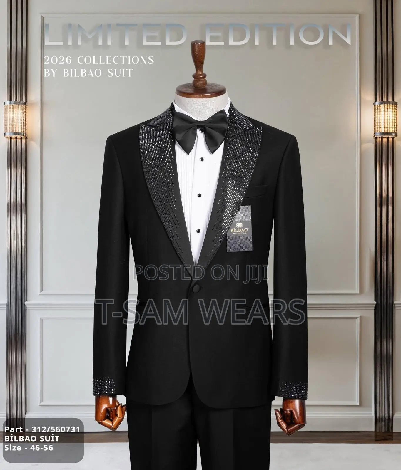BILBAO Stones Ceremonial Designer Suit