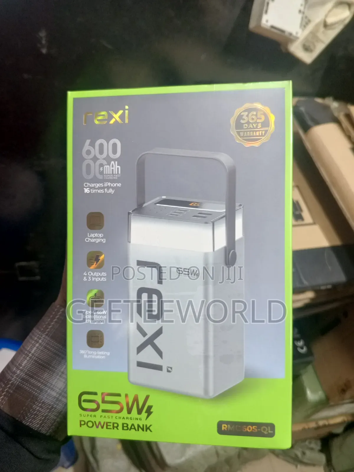 Rexi Laptop Power Bank 60000amh