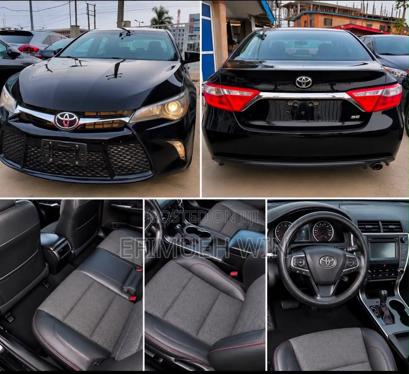 Toyota Camry SE 4dr Sedan (2.5L 4cyl 6A) 2016 Black