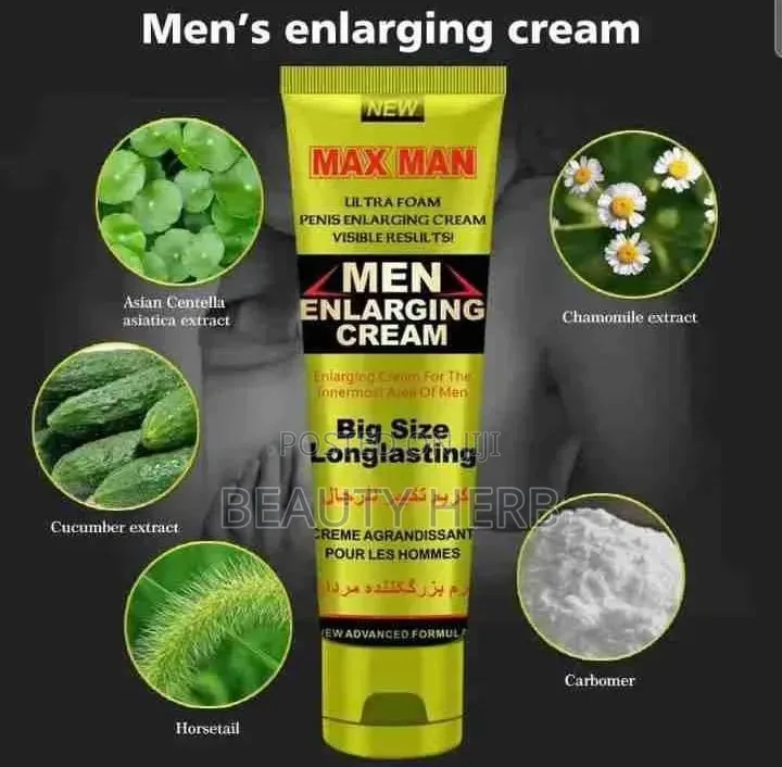 Original Max Man Penis Enlargement and Strong Erection Cream for Men